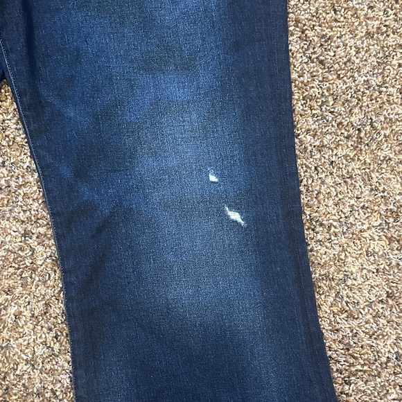 Express Women's Blue Flare Jeans - Picture 4 of 10